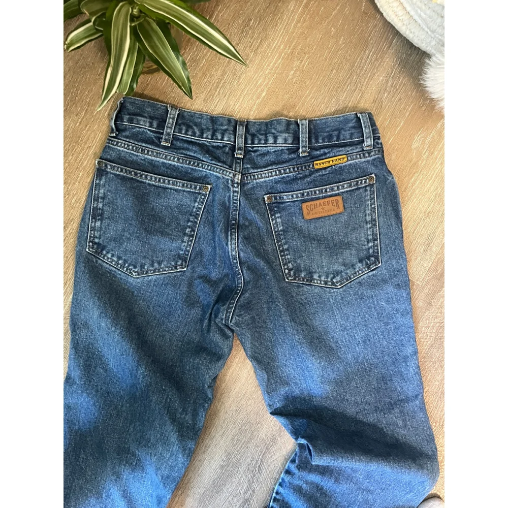 Men's Schaefer Outfitter Blue Straight Jeans Waist 32